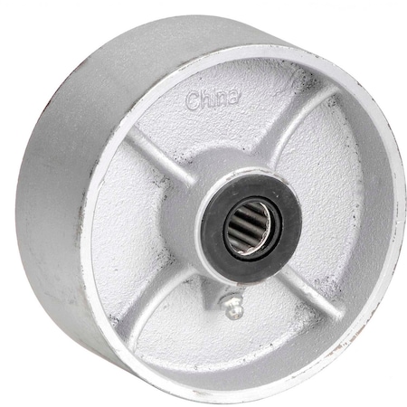 Global Industrial 5in x 2in Semi-Steel Wheel, Axle Size 1/2in 748695A